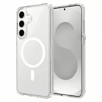 Accezz Xtreme Impact Backcover met MagSafe voor de Samsung Galaxy S25 FE - Transparant
