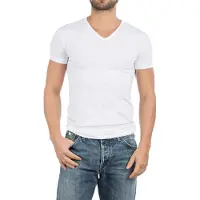 Alan red T-shirt Oklahoma 2-pack Stretch Wit S