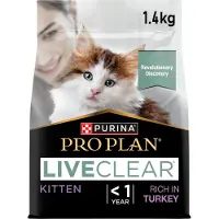 Purina Pro Plan LiveClear Kattenvoer Droog Sterilised Kitten Kalkoen 1,4 kg