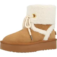 Steve madden Boots 'Shadow' crème / donkerbeige
