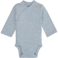 Lodger - Rompertjes met lange mouwen - blauw - maat 62 - 100% zacht bio katoen