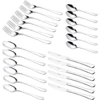 Esmeyer Bestek RVS (Roestvrij staal) Zilver Set met 24 stuks