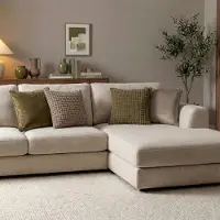 Dutch decor KUSSENHOES-SET 4-delig - Dual Harmony - 45x45 cm - exclusief binnenkussens - groen, taupe