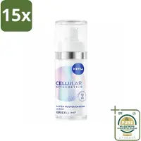 Nivea 15 x – Anti-Age Serum – Cellular Epigenetics – 30 ml - Grootverpakking - Anti-age Serum - Huidveroudering - Jeugdige Huid - Rimpels - Hyaluronzuur