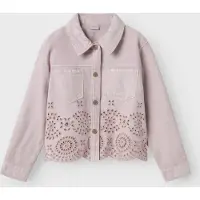 Name it Meisjes jasje met borduursel lila 128