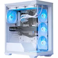 Peta AMD Ryzen 7 8700 High-End Game PC Waterkoeling - RTX5070Ti 16GB - 32GB DDR5 – 2TB SSD - WiFi 6E/Bluetooth 5.3/LAN 2.5Gbps - Gamer C3 White RGB