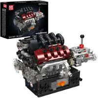 Mould King Mouldking 10227 - V8 Motorblok - Bestuurbaar - Bouwset - RC - Past op bekende merken - 787 onderdelen