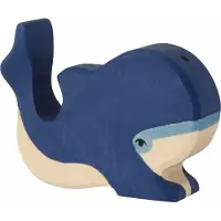 Sonstige Verlage Holztiger, blauwe walvis, klein formaat