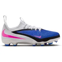 Nike Phantom 6 Low Academy Gras / Kunstgras Voetbalschoenen (MG) Kids Blauw Wit Felroze