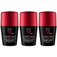 VICHY Homme Clinical Control Detranspirant Roll-On 96h 3x50 ml Roller