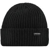 Poederbaas Royal Rib Beanie zwart