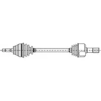 METELLI 17-1316 Aandrijfas