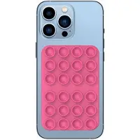 Rixus RXPH40L Suction Cup Mirror Phone Holder Rose Red