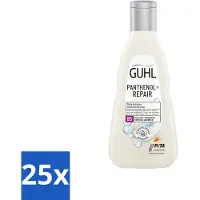 Guhl 25 x – Shampoo – Panthenol+ Repair – 250 ml - Panthenol Shampoo - Herstellende Shampoo - Hydraterende Shampoo - Shampoo Voor Droog Haar - Shampoo Voor Beschadigd Haar
