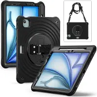 Rixus RXTC08 Anti Shock Case For Apple iPad 7, 8, 9 10.2 inch (2019, 2020, 2021) Black