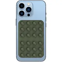 Rixus RXPH40D Suction Cup Mirror Phone Holder Dark Green