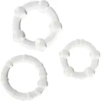 Seven Creations Penis Ring set Word hard duidelijk 1 St