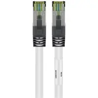 Goobay S/FTP Cat 8.1 - 7.5 meter - Wit -