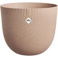 Elho Sereh Rond 47 - Bloempot voor Binnen & Buiten - 100% Gerecycled Plastic - Ø 47.0 x H 40.1 cm - Koele klei