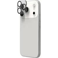 Zagg Camera Protector Geschikt voor iPhone 17 Pro / 17 Pro Max - Invisibleshield Glass Elite Camera Frame - Tempered Glass - Zwart