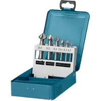 Makita D-42204 Verzinkboorset 6.3 mm, 8.3 mm, 10.4 mm, 12.4 mm, 16.5 mm, 20.5 mm HSS Cilinderschacht 5 stuk(s)