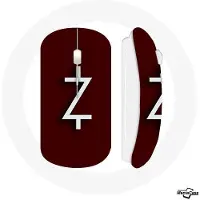MANIACASE Draadloze muis - - Ozark - Rood - Inclusief wifi USB-stick - Compatibel met Mac en PC