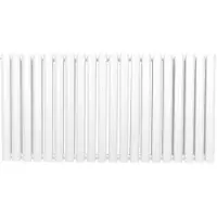 Monster Ovaal radiator - 600mm x 1200mm - Wit