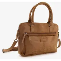 Renato Lucci dames schoudertas camel bruin