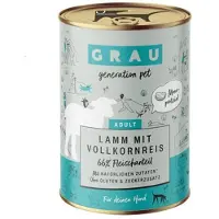 Grau Adult Hondenvoer - Lam met volkorenrijst - Blik