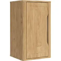 vidaXL Badkamerkast met deur, model FLORO, in wasbruin, 35 x 30 x 60 cm