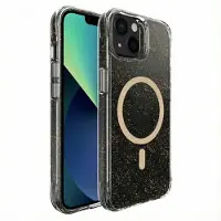 IMoshion Clear Glitter Backcover met MagSafe voor de Apple iPhone 13 - Goud