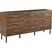 Beliani KEITH - Ladekast - Donkerbruin - MDF