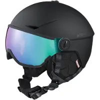 Cairn - Heren skihelmen - Rise Visor Pure Mat Black Cameleon voor Heren - Maat 54-56 cm - Zwart