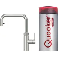 Quooker Flex Square met COMBI boiler 3-in-1 kokend water kraan RVS