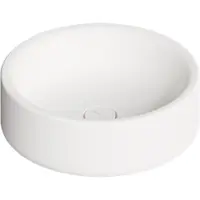 Salenzi Waskom idilla 42 cm rond mat wit