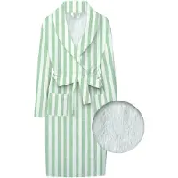 Zohome Zo Home Flanel Fleece Badjas Banda di Lino - moss green - S/M