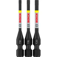 Bosch PRO T Impact bits | T10 | T15 | T20 | 55 mm | 3 stuks - 2608521U54