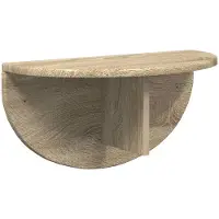 vidaXL Wandplank Muurmontage Sonoma Eik 48 x 24 x 24 cm Bewerkt hout