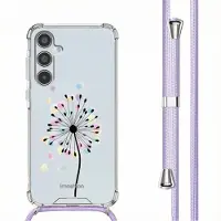IMoshion Design hoesje met koord voor de Samsung Galaxy A35 - Sandstone Dandelion