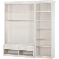 Notio Living Anita-Boekenkast Tv-lowboard - Wit Grenen