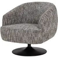 Tower Living - Barga draaifauteuil ted - wit/grijs