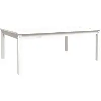 vidaXL Tuintafel 121x82,5x45 cm massief grenenhout wit