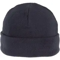 K-Up Gerecycleerde muts van fleece met omslag KP884 - Navy - 55 cm