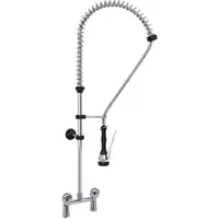 Monolith - Professionele Horeca kraan - Voorspoeldouche - mengkraan - RVS / INOX spoelkraan - 36x18x107 cm (DxBxH) - 7 kg - 6795