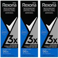 Rexona Men Maximum Protection Aerosol Cobalt Dry 3 × 150 ml