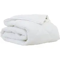 vidaXL Zomer Deken 202 x 136 x 3 cm Zomer Polyester Wit Ademend