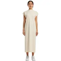 Build Your Brand BY302 Ladies Long Extended Shoulder Dress