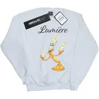 Disney Dames/Dames Beauty And The Beast Be Our Guest Sweatshirt (Wit)
