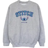 Disney Meisjes Lilo en Stitch Collegiaal Sweatshirt (Sportgrijs)