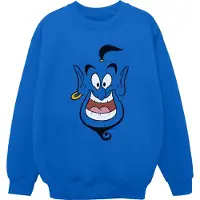 Disney Meisjes Aladdin Genie Gezicht Sweatshirt (Koningsblauw)